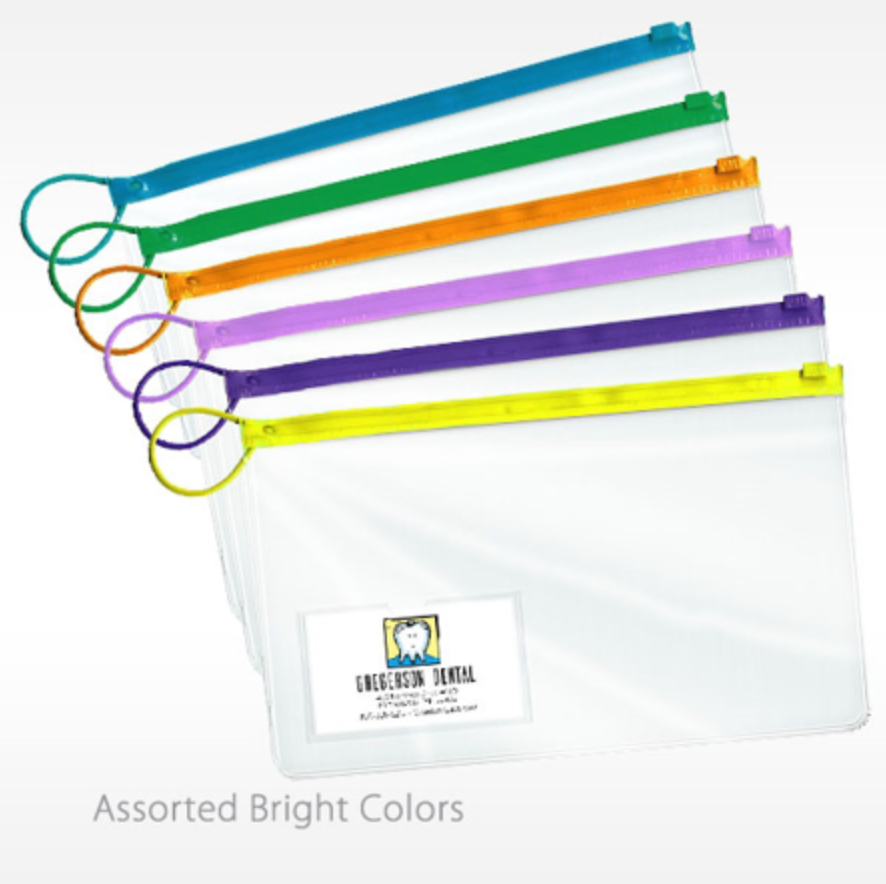 6" TOOTHCase™ Dental Bag with pocket Bright Colors Pearl Oral Care