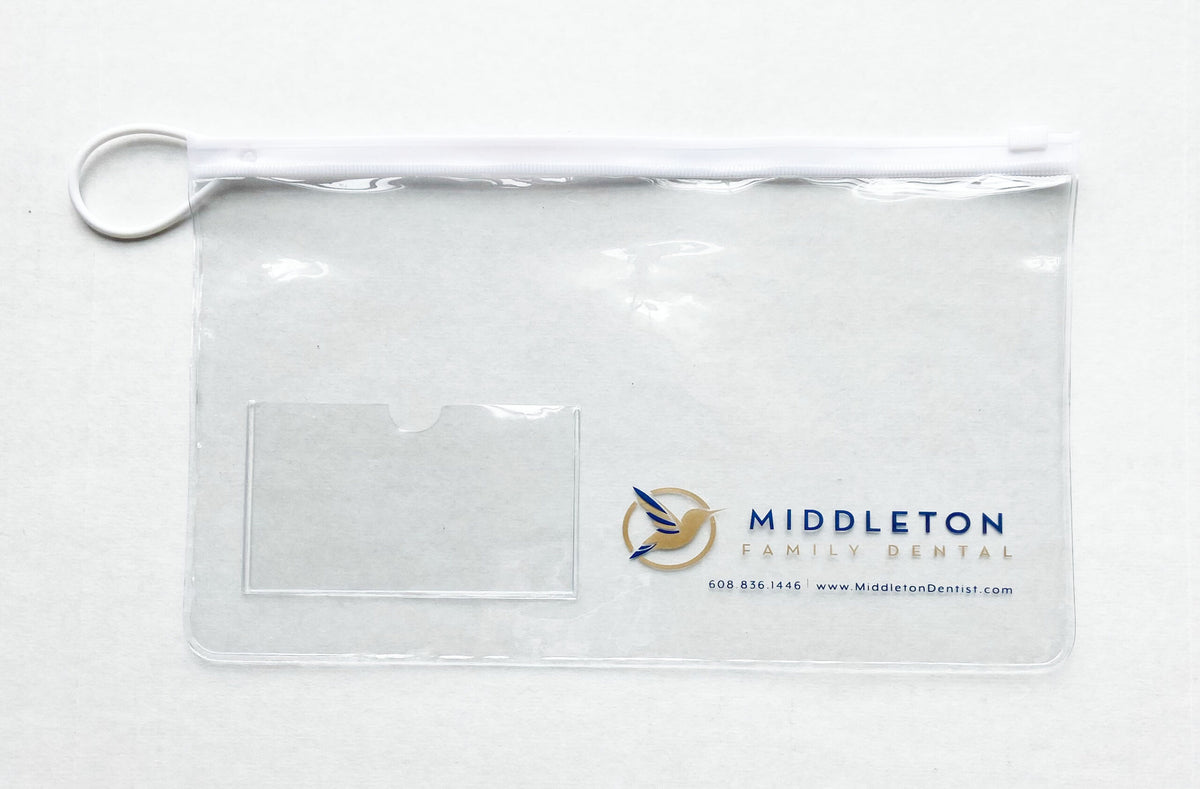 Middleton Family Dental Zippered Bags Pearl Oral Care