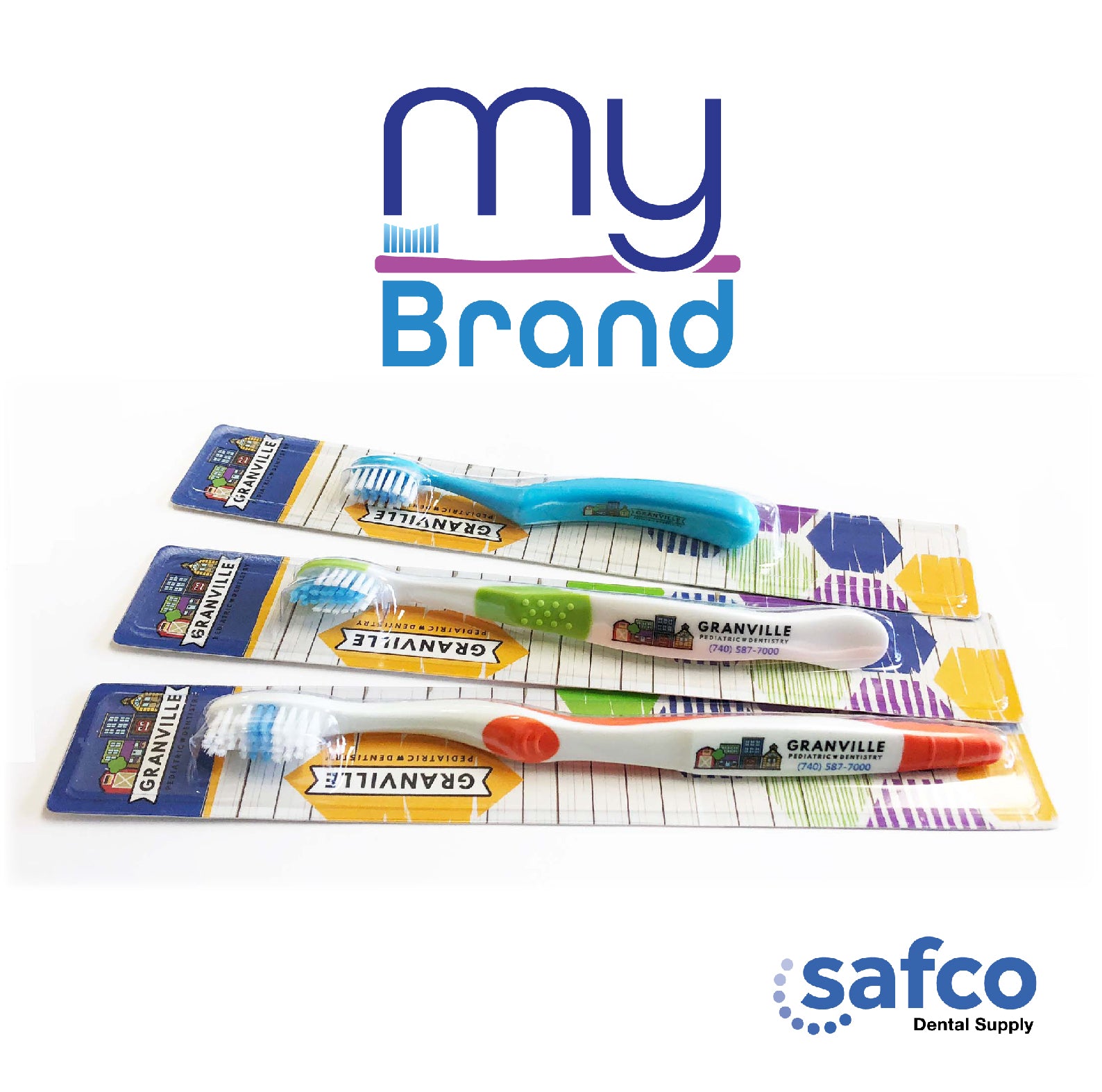 MyBrand Custom Toothbrush - Safco Sample Request