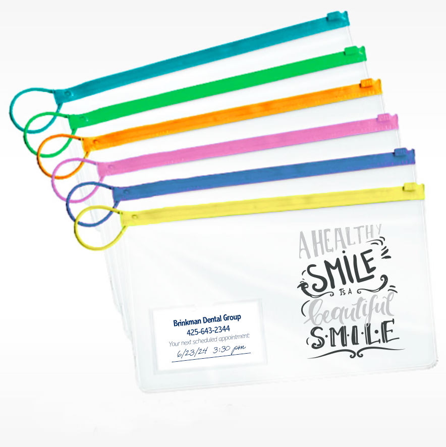 A Beautiful Smile Zippered Bags