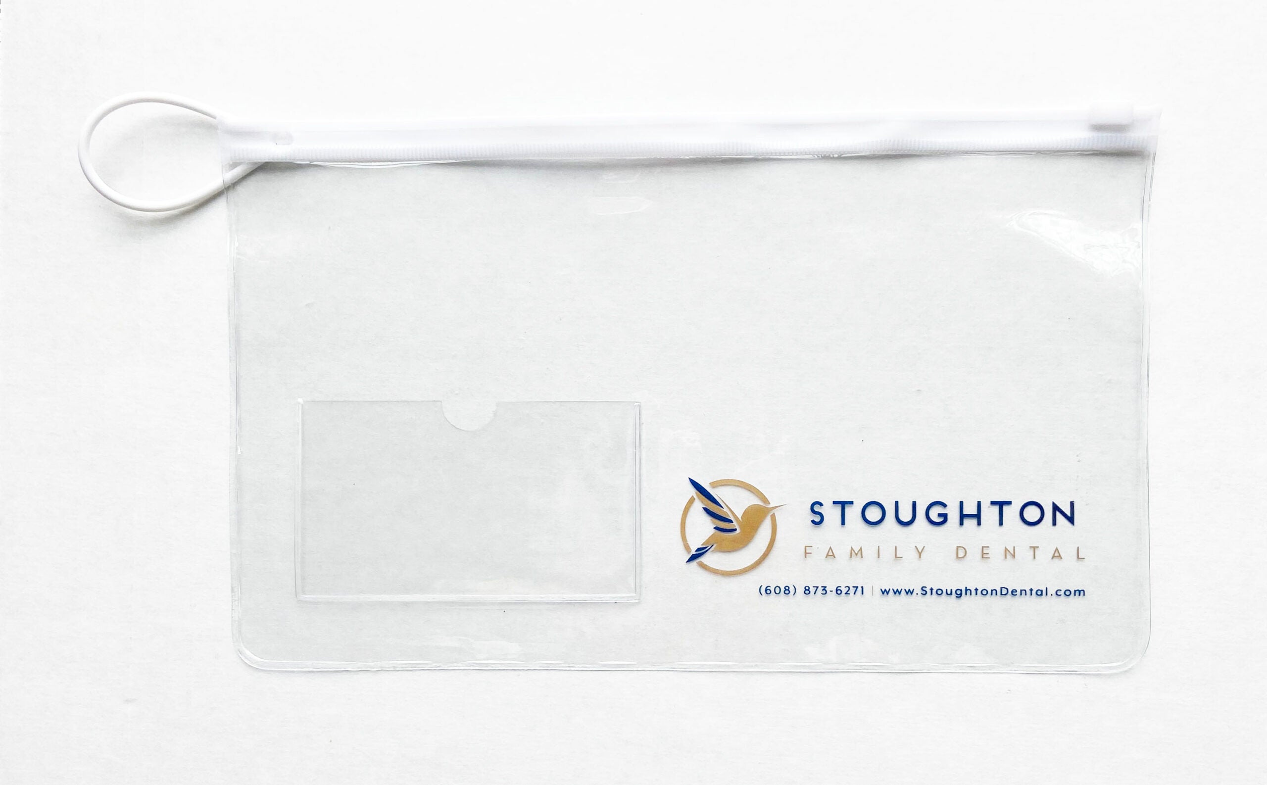 Stoughton Family Dental Zippered Bags